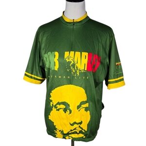 Bob Marley Men's XL Ride7b Cycling Shirt